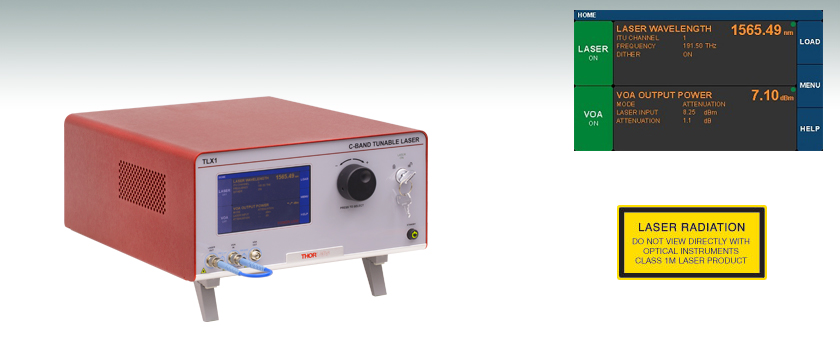 Fiber-Coupled, Benchtop Tunable Laser Sources