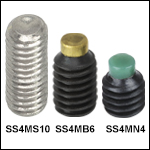 M4 x 0.7 Stainless Steel or Alloy Steel Setscrews