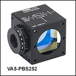 Cube-Mounted Broadband Variable Beamsplitters