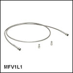 InF<sub>3</sub>, Ø100 µm Core, 0.26 NA Patch Cable, Vacuum Compatible