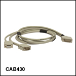 Laser Diode Current Controller and Temperature Controller Connection Cable