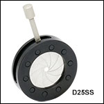 Stainless Steel Iris Diaphragms Without Mounting Holes