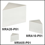 Right-Angle Prism Mirrors, Protected Silver Coating (450 nm - 20 µm)