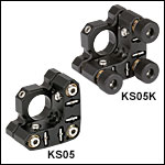 Ø1/2in Precision Kinematic Mirror Mounts