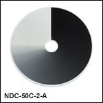 Unmounted Round Variable ND Filters, AR Coated: 350 - 700 nm