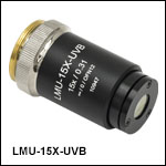 Narrowband, Microspot® UV Focusing Objectives