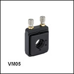Ø1/2in Kinematic Mirror Mount with Vertical Drives