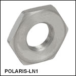 1/4in-100 Lock Nut, Stainless Steel