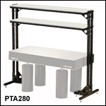 Free-Standing Optical Table Shelves