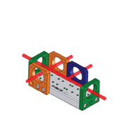 Multi Axis FiberBench, 38 x 100 mm, 5-Port