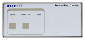 PPC001 Piezo Controller Front Panel