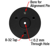 Mounting Features on Off-Axis Parabolic Mirror