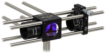 Section of a Confocal Reflectance Microscopy Setup