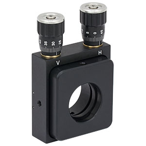 VM1 - Kinematic Mount with Vertical Drive, Ø1in Optics, 8-32 Taps