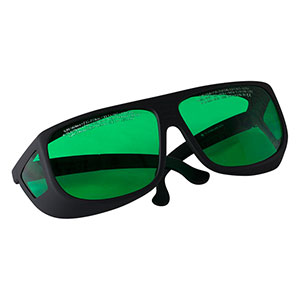 LG8 - Laser Safety Glasses, Emerald Lenses, 35% Visible Light Transmission, Universal Style