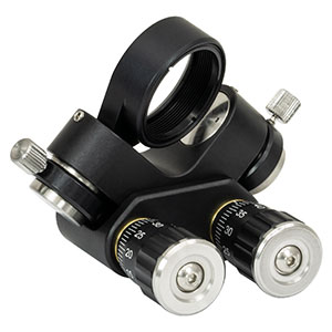 GMB1 - Ø1in Full Gimbal Mount, 360° Adjustable, One Retaining Ring Included