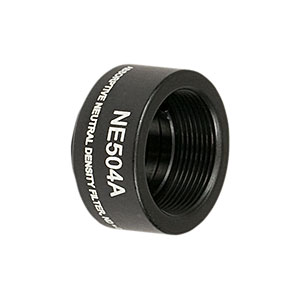 NE504A - Ø1/2in Absorptive ND Filter, SM05-Threaded Mount, Optical Density: 0.4