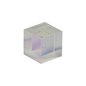 PBS202 - 20 mm Polarizing Beamsplitter Cube, 620 - 1000 nm
