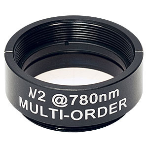 WPMH10M-780 - Ø1in Multi-Order Half-Wave Plate, SM1-Threaded Mount, 780 nm