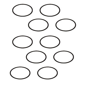 SM1S01 - Ø1in Plastic Optic Spacer, 0.015in (0.4 mm) in Length, 10 Pack