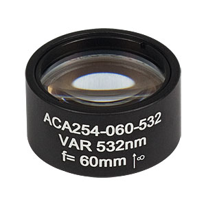 ACA254-075-532 - High-Power Air-Spaced Doublet, 532 nm, f = 75 mm