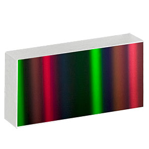 GR2550-15106 - Ruled Reflective Diffraction Grating, 150/mm, 10.6 µm Design Wavelength, 25.0 x 50.0 x 9.5 mm