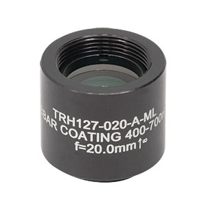 TRH127-020-A-ML - Ø1/2in Hastings Achromatic Triplet, SM05-Threaded Mount, f = 20 mm, ARC: 400 - 700 nm