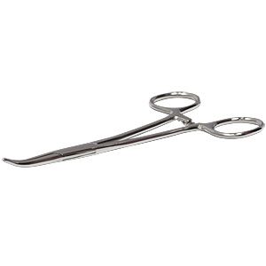 FCPA - Angled Forceps, Solid Stainless Steel