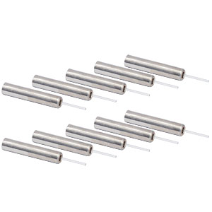 CFM14L05-10 - Fiber Optic Cannula, Ø2.5 mm SS Ferrule, Ø400 µm Core, 0.39 NA, L = 5 mm, 10 Pack