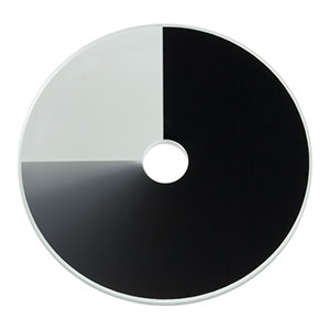 NDC-50C-4-A - Unmounted Continuously Variable ND Filter, Ø50 mm, OD: 0.04 - 4.0, ARC: 350 - 700 nm
