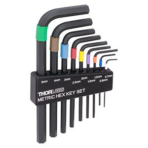 CCHK/M - 9-Piece Color-Coded Hex Key Set, Metric