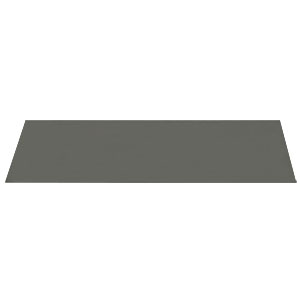 MTC12X18 - Magnetic Table Cover 12in x 18in x 0.030in (30.5 cm x 45.7 cm x 0.1 cm) Matte Black