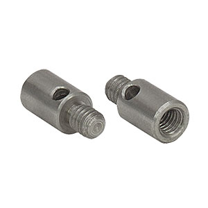 AS4M8E - Adapter with Internal M4 x 0.7 Threads and External 8-32 Threaded Stud