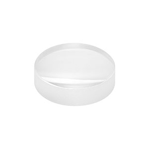 LB4537-UV - f = 15.0 mm, Ø6 mm UV Fused Silica Bi-Convex Lens, AR Coating: 245 - 400 nm 