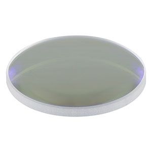 LA1509-B - N-BK7 Plano-Convex Lens, Ø1in, f = 100 mm, AR Coating: 650 - 1050 nm