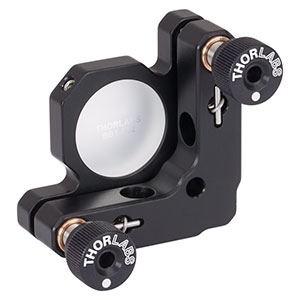 KM100-E02 - Kinematic Mirror Mount for Ø1in Optics with Visible Laser Quality Mirror