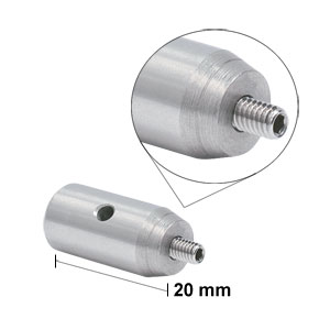 TR20/M - Ø12.7 mm Optical Post, SS, M4 Setscrew, M6 Tap, L = 20 mm