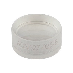 ACN127-025-B - f = -25.0 mm, Ø1/2in Achromatic Doublet, ARC: 650 - 1050 nm