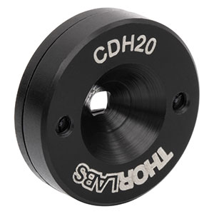 CDH20 - Ø1/2in Adapter for 2.0 mm x 2.0 mm Unmounted Square Optics