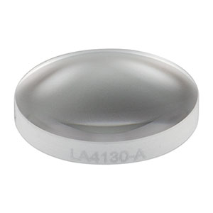 LA4130-A - f = 40 mm, Ø1/2in UVFS Plano-Convex Lens, ARC: 350 - 700 nm