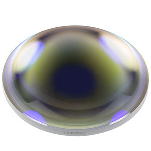 LA4078-B - f = 75 mm, Ø2in UVFS Plano-Convex Lens, ARC: 650 - 1050 nm 