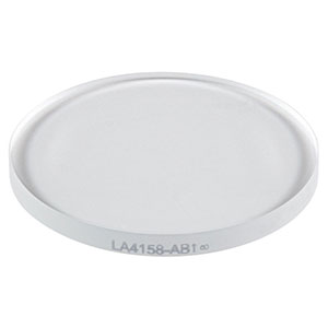 LA4158-AB - f = 250 mm, Ø1in UVFS Plano-Convex Lens, ARC: 400 - 1100 nm 