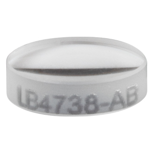 LB4738-AB - f = 20 mm, Ø6 mm UV Fused Silica Bi-Convex Lens, AR Coating: 400 - 1100 nm