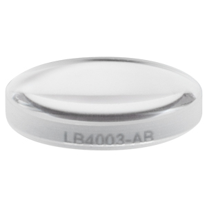 LB4003-AB - f = 30 mm, Ø1/2in UV Fused Silica Bi-Convex Lens, AR Coating: 400 - 1100 nm