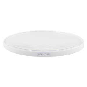 LB4910-AB - f = 500 mm, Ø2in UV Fused Silica Bi-Convex Lens, AR Coating: 400 - 1100 nm