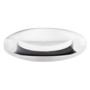 LB4553-AB - f = 75 mm, Ø2in UV Fused Silica Bi-Convex Lens, AR Coating: 400 - 1100 nm