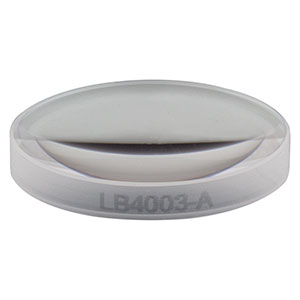 LB4003-A - f = 30 mm, Ø1/2in UV Fused Silica Bi-Convex Lens, AR Coating: 350 - 700 nm