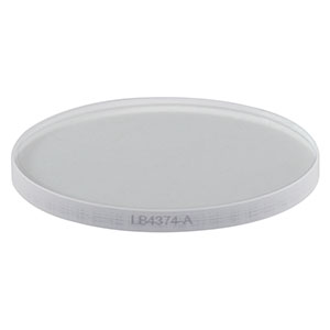 LB4374-A - f = 1000 mm, Ø1in UV Fused Silica Bi-Convex Lens, AR Coating: 350 - 700 nm