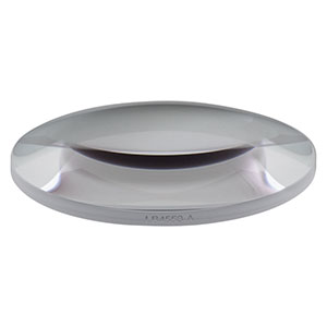 LB4553-A - f = 75 mm, Ø2in UV Fused Silica Bi-Convex Lens, AR Coating: 350 - 700 nm