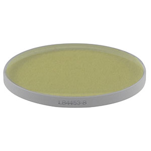 LB4453-B - f = 500 mm, Ø1in UV Fused Silica Bi-Convex Lens, AR Coating: 650 - 1050 nm